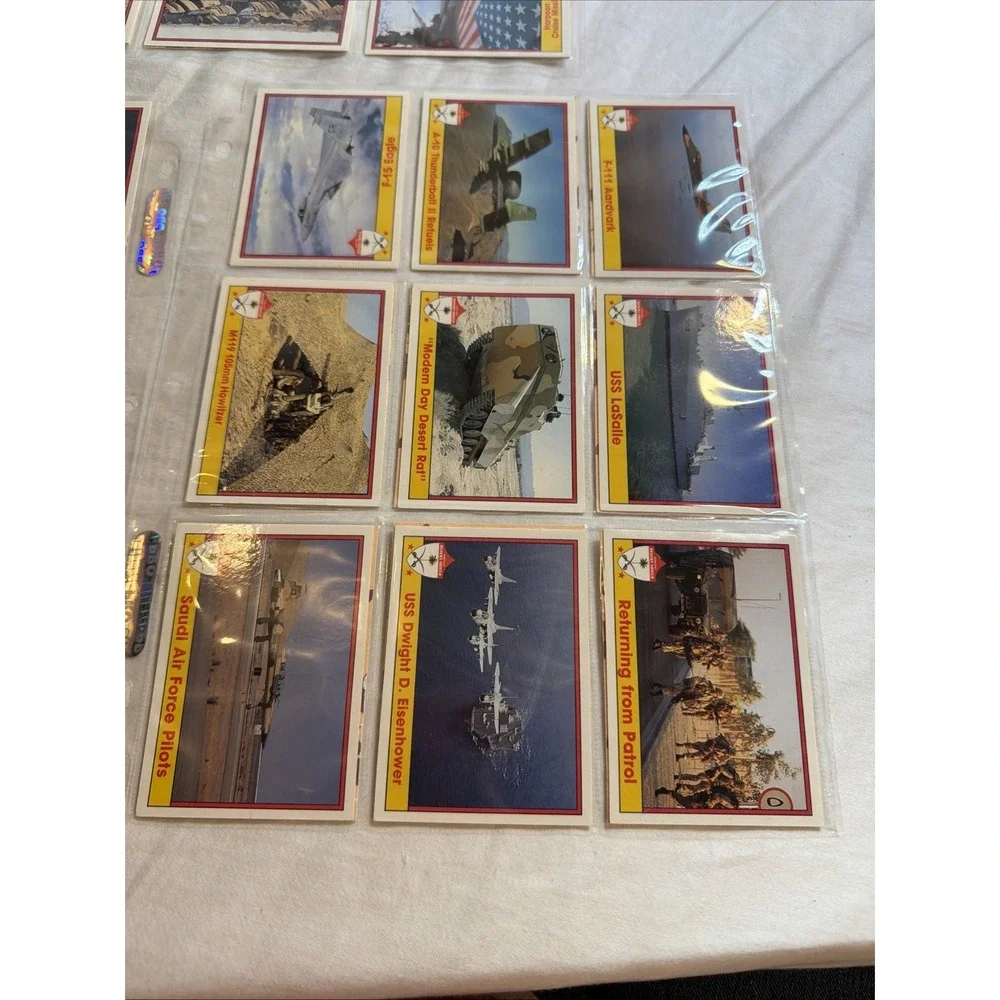 Lot Of 31 Desert Shield Trading Cards